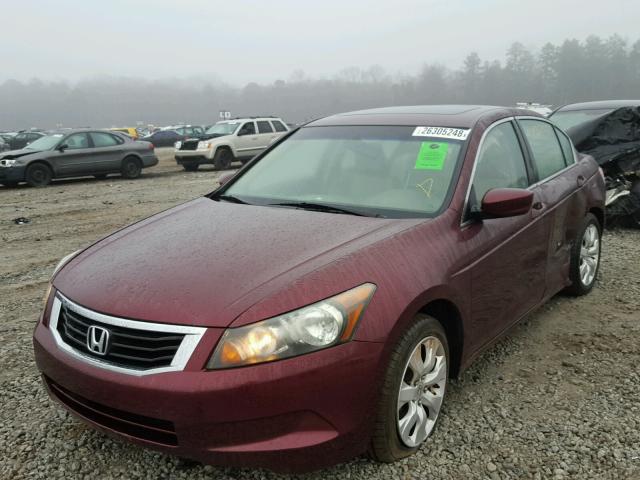 1HGCP2F84AA185751 - 2010 HONDA ACCORD EXL BURGUNDY photo 2