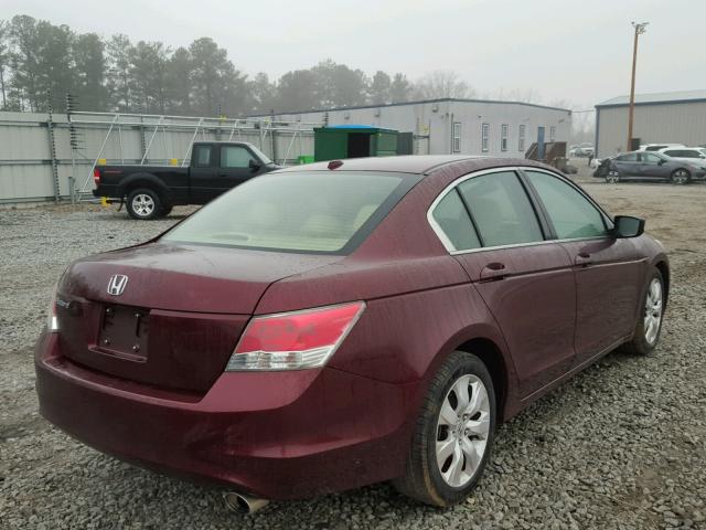 1HGCP2F84AA185751 - 2010 HONDA ACCORD EXL BURGUNDY photo 4