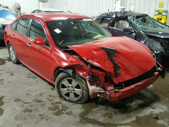 2G1WT57K391223066 - 2009 CHEVROLET IMPALA 1LT RED photo 1