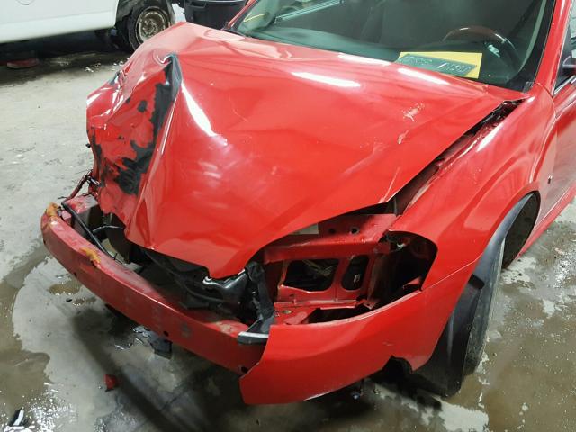 2G1WT57K391223066 - 2009 CHEVROLET IMPALA 1LT RED photo 9