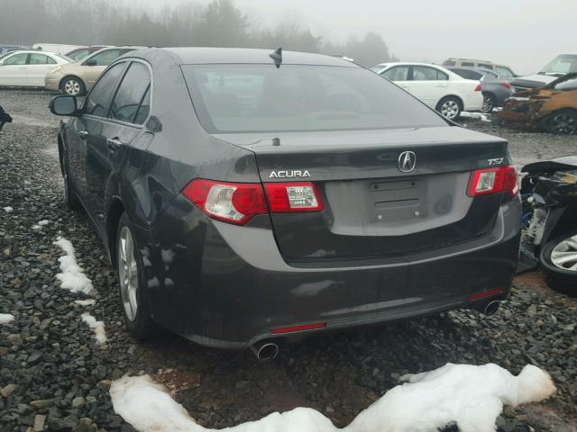 JH4CU26689C000881 - 2009 ACURA TSX BLACK photo 3