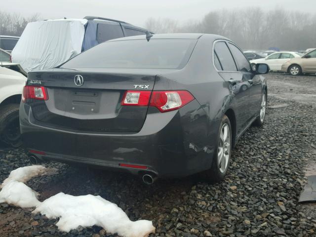 JH4CU26689C000881 - 2009 ACURA TSX BLACK photo 4