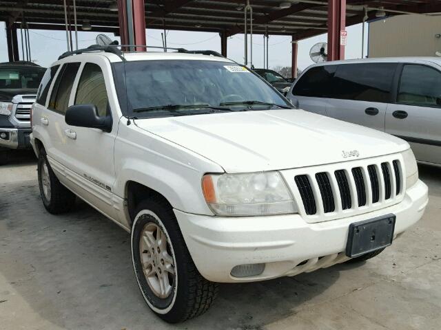 1J4GW58N8YC296044 - 2000 JEEP GRAND CHER WHITE photo 1