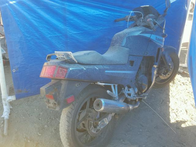 JKAEXMF194DA07467 - 2004 KAWASAKI EX250 F BLUE photo 4