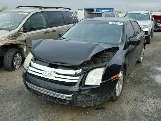 3FAHP081X7R121839 - 2007 FORD FUSION SEL BLACK photo 2