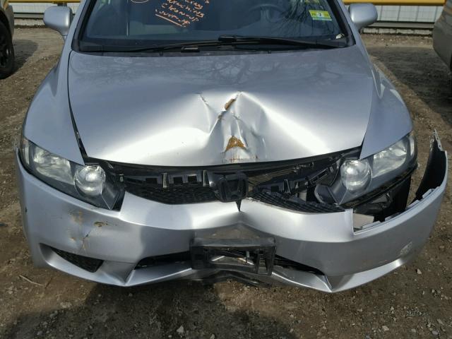 2HGFA1F56BH307009 - 2011 HONDA CIVIC LX SILVER photo 7