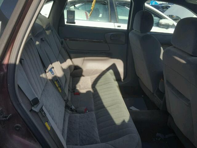 2G1WF55E129129375 - 2002 CHEVROLET IMPALA 红色 照片 6
