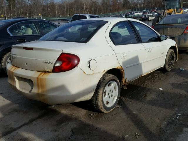1P3ES46C8YD781962 - 2000 PLYMOUTH NEON BASE 白色 照片 4