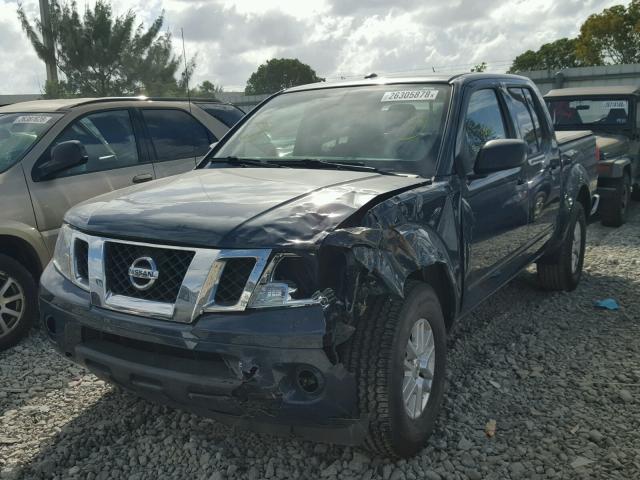 1N6AD0ER0FN728152 - 2015 NISSAN FRONTIER S BLUE photo 2