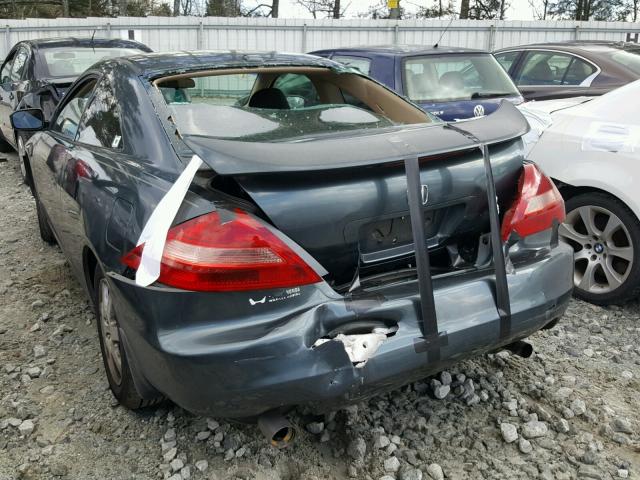 1HGCM82655A002850 - 2005 HONDA ACCORD EX GREEN photo 3