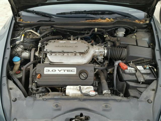 1HGCM82655A002850 - 2005 HONDA ACCORD EX GREEN photo 7