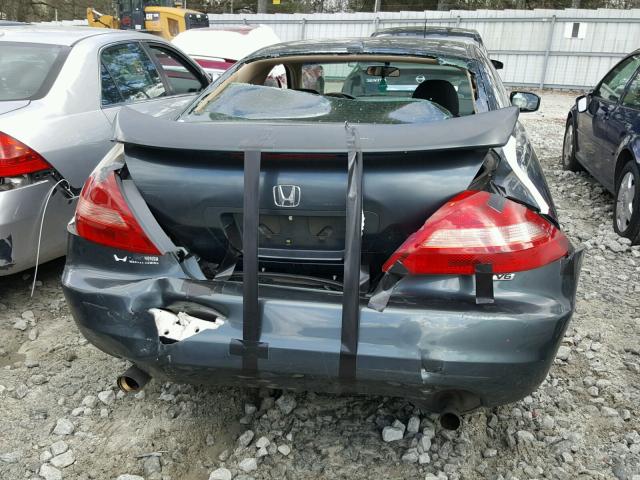 1HGCM82655A002850 - 2005 HONDA ACCORD EX GREEN photo 9