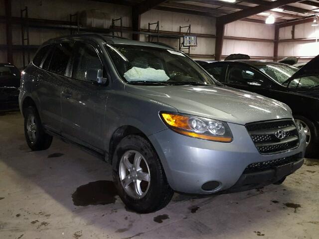 5NMSG73D68H192841 - 2008 HYUNDAI SANTA FE G GRAY photo 1