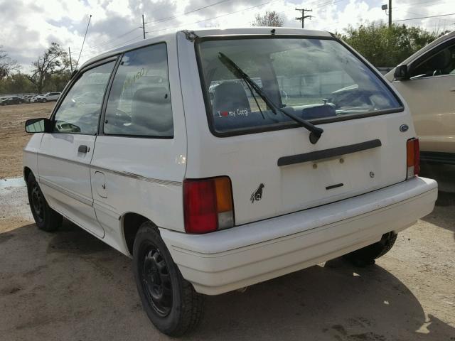 KNJPT06H8P6112438 - 1993 FORD FESTIVA GL WHITE photo 3