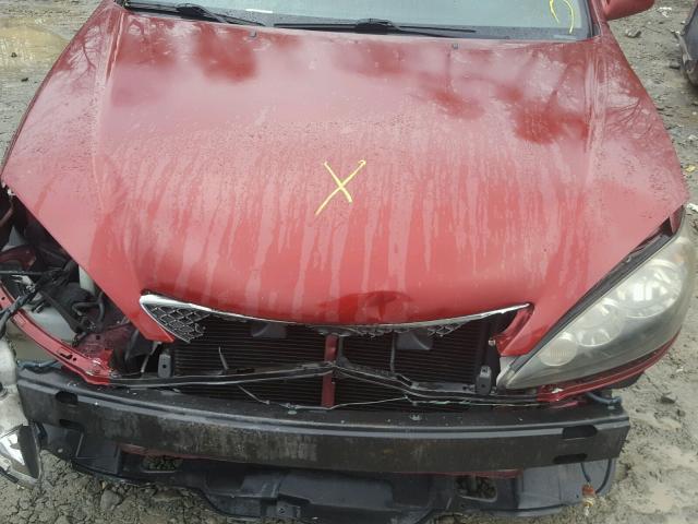 4T1BE30K66U124669 - 2006 TOYOTA CAMRY LE RED photo 7