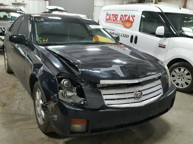 1G6DM57T260172433 - 2006 CADILLAC CTS BLACK photo 1