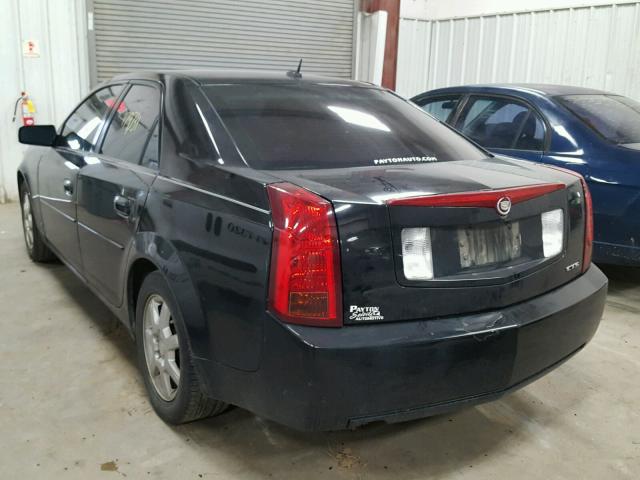 1G6DM57T260172433 - 2006 CADILLAC CTS BLACK photo 3