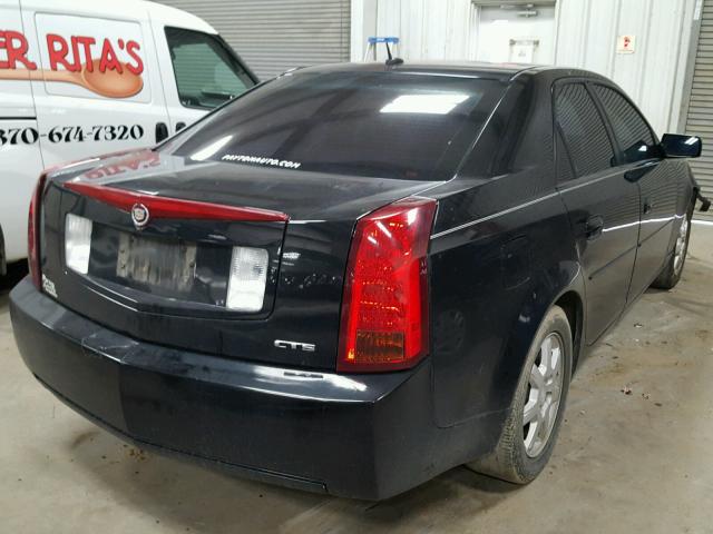 1G6DM57T260172433 - 2006 CADILLAC CTS BLACK photo 4