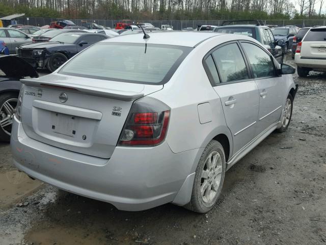 3N1AB61E79L664309 - 2009 NISSAN SENTRA 2.0 SILVER photo 4