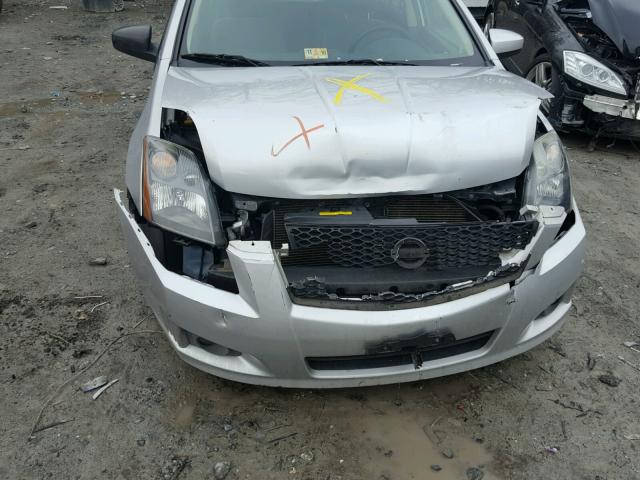 3N1AB61E79L664309 - 2009 NISSAN SENTRA 2.0 SILVER photo 9