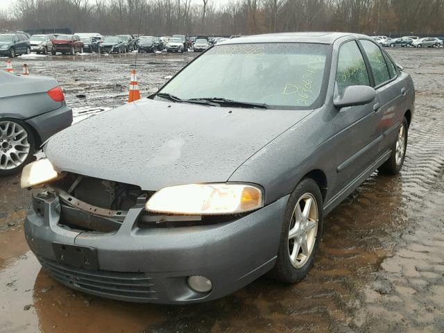 3N1BB51D21L125557 - 2001 NISSAN SENTRA SE GRAY photo 2