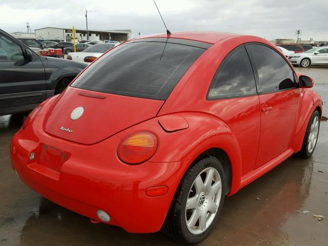 3VWDD21C42M422117 - 2002 VOLKSWAGEN NEW BEETLE RED photo 4