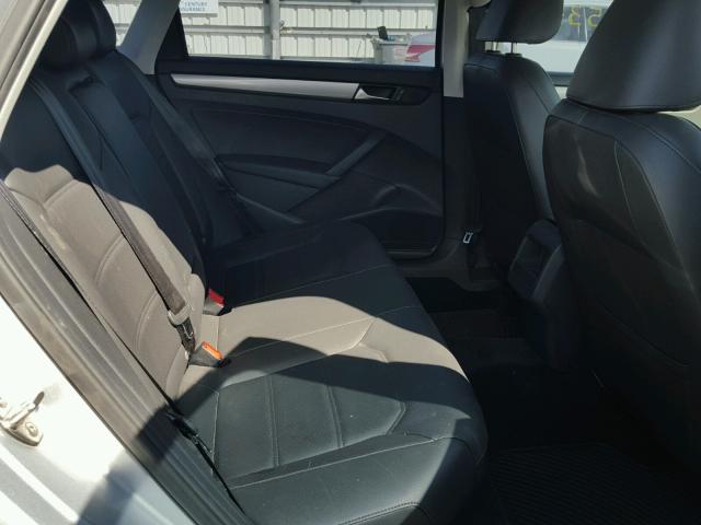 1VWAS7A39FC104779 - 2015 VOLKSWAGEN PASSAT S SILVER photo 6