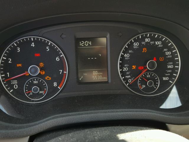 1VWAS7A39FC104779 - 2015 VOLKSWAGEN PASSAT S SILVER photo 8