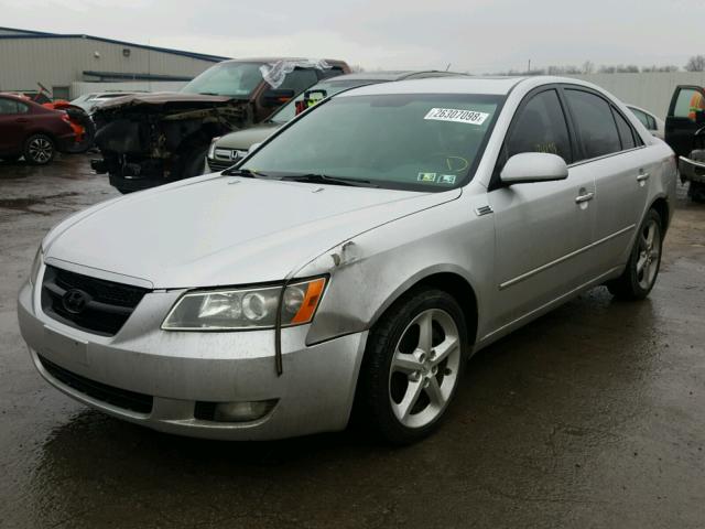 5NPEU46F86H009120 - 2006 HYUNDAI SONATA GLS SILVER photo 2