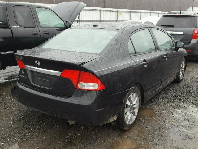 2HGFA1F92AH502476 - 2010 HONDA CIVIC EXL BLACK photo 4