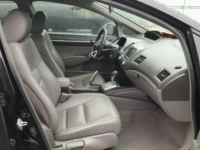 2HGFA1F92AH502476 - 2010 HONDA CIVIC EXL 黑色 照片 5