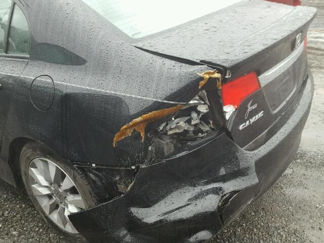 2HGFA1F92AH502476 - 2010 HONDA CIVIC EXL 黑色 照片 9