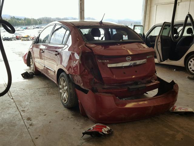 3N1AB6AP3AL635217 - 2010 NISSAN SENTRA 2.0 RED photo 3