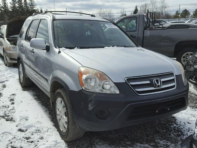 JHLRD78835C812402 - 2005 HONDA CR-V EX SILVER photo 1