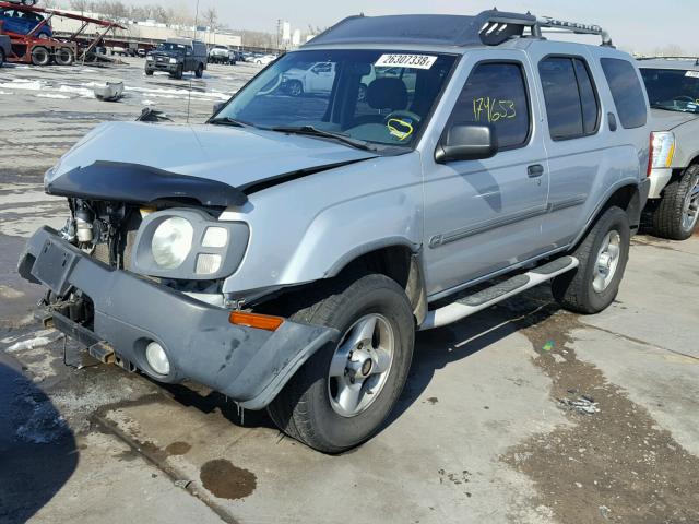 5N1MD28Y92C558325 - 2002 NISSAN XTERRA SE SILVER photo 2