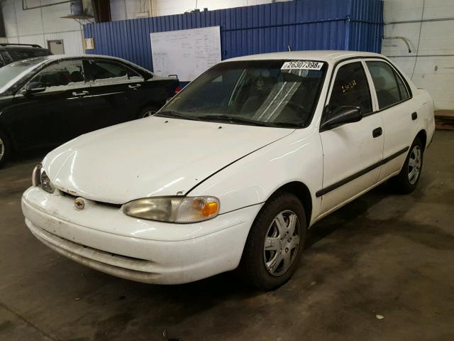 1Y1SK5286WZ440355 - 1998 CHEVROLET GEO PRIZM WHITE photo 2