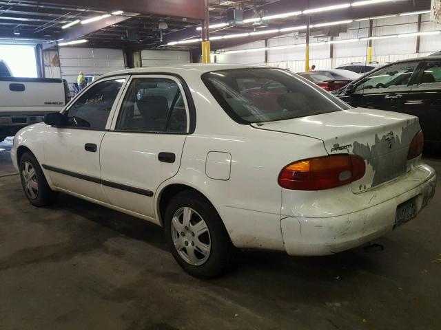 1Y1SK5286WZ440355 - 1998 CHEVROLET GEO PRIZM WHITE photo 3