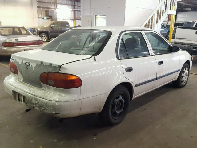 1Y1SK5286WZ440355 - 1998 CHEVROLET GEO PRIZM WHITE photo 4