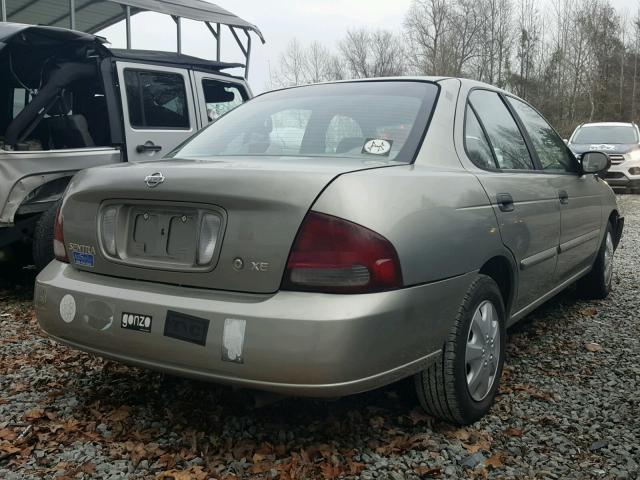 3N1CB51D72L649485 - 2002 NISSAN SENTRA XE SILVER photo 4