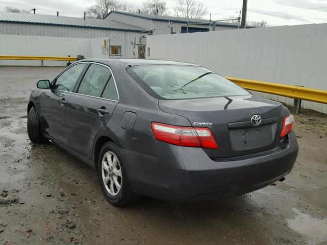 4T1BE46K67U615919 - 2007 TOYOTA CAMRY NEW GRAY photo 3