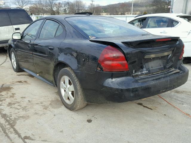 2G2WP552681164404 - 2008 PONTIAC GRAND PRIX BLACK photo 3