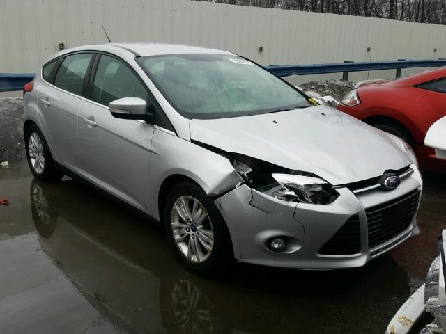 1FAHP3M21CL405028 - 2012 FORD FOCUS SEL SILVER photo 1