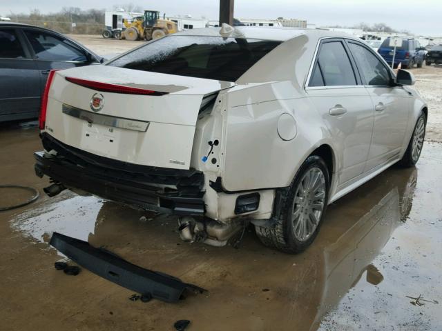 1G6DP5E39C0137300 - 2012 CADILLAC CTS PREMIU WHITE photo 4