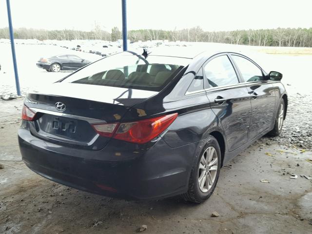 5NPEB4AC5DH688148 - 2013 HYUNDAI SONATA GLS BLACK photo 4