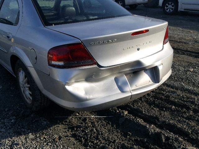 1C3AL56R92N103510 - 2002 CHRYSLER SEBRING LX WHITE photo 9