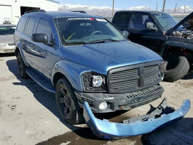 1D4HB48N75F607122 - 2005 DODGE DURANGO SL BLUE photo 1