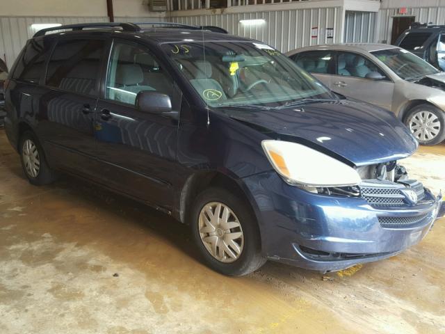 5TDZA23C05S375655 - 2005 TOYOTA SIENNA CE BLUE photo 1