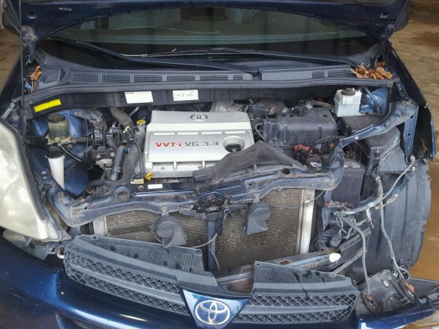 5TDZA23C05S375655 - 2005 TOYOTA SIENNA CE BLUE photo 7