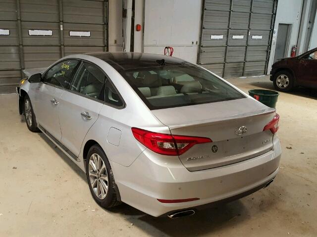 5NPE34AF4GH348582 - 2016 HYUNDAI SONATA SPO SILVER photo 3