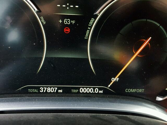 WBA7F2C38HG423374 - 2017 BMW 750 XI BLACK photo 8